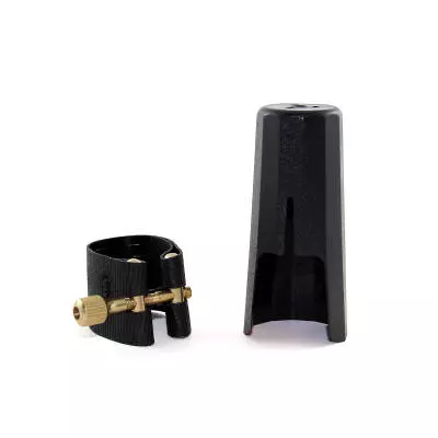 Carlton - Deluxe Strap Ligature & Cap - Alto Sax